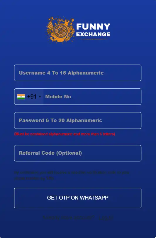 funnyexchange register