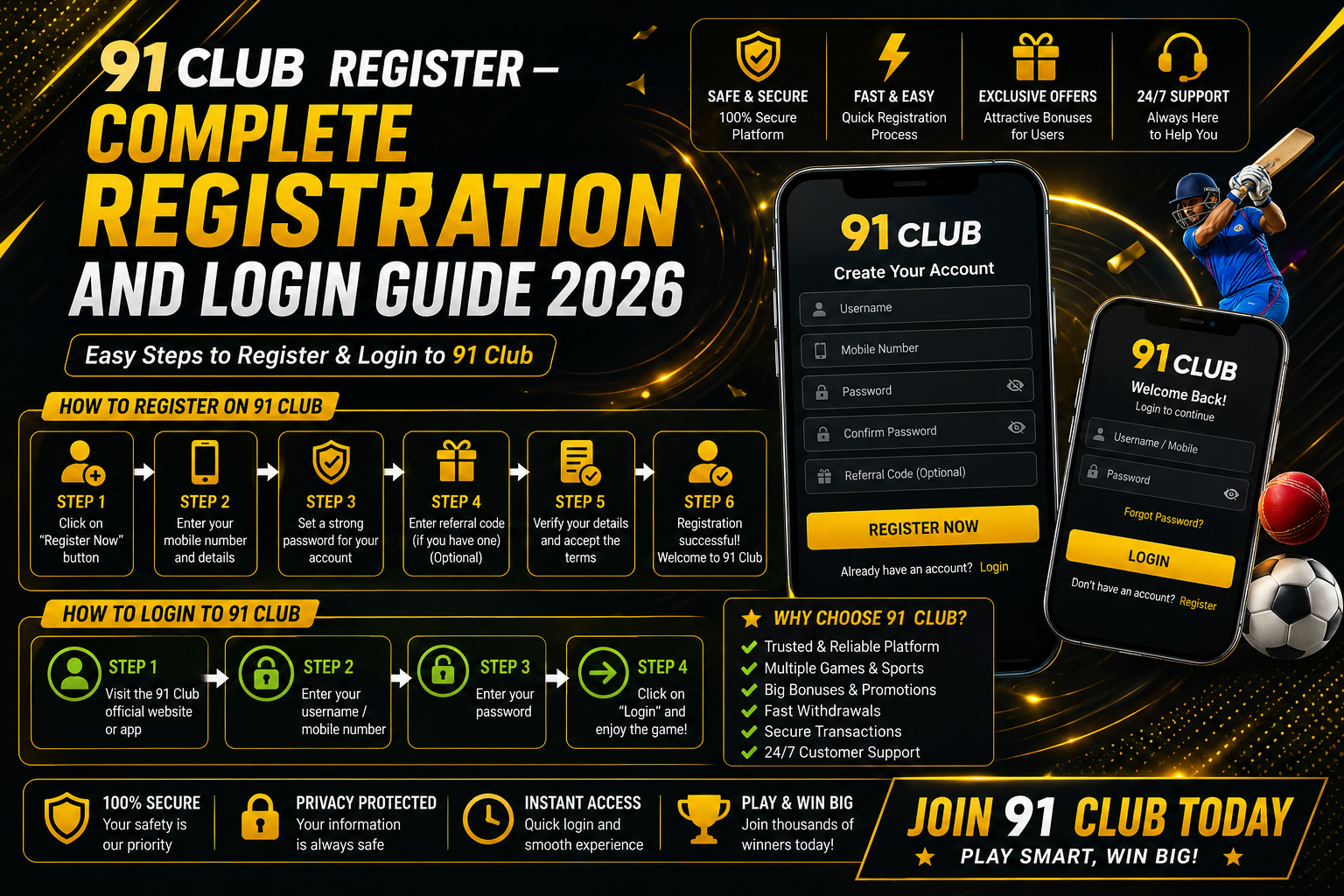 91 Club Register – Complete Registration and Login Guide 2026